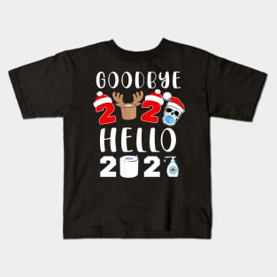 goodbye 2020 hello 2021 skull Kids T-Shirt